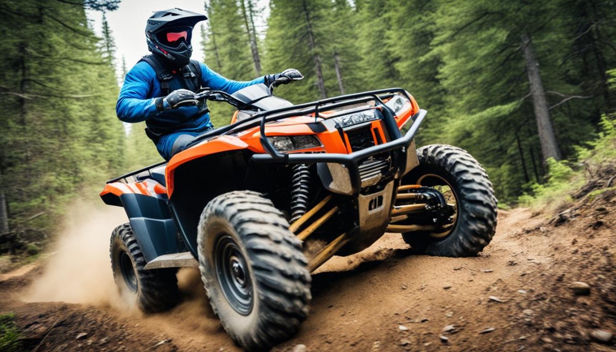 Off-Highway Vehicle on OHV Trail